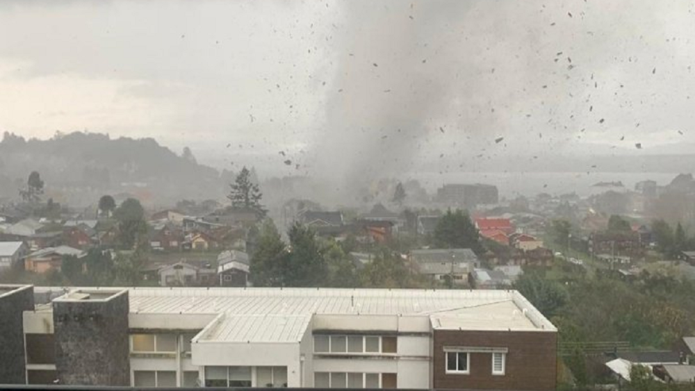 Impresionante tornado azota sur de Chile – CND