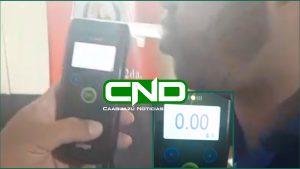 El conductor de la motocicleta José Fernando Portillo Quevedo, a quién se le practicó la prueba de alcotest